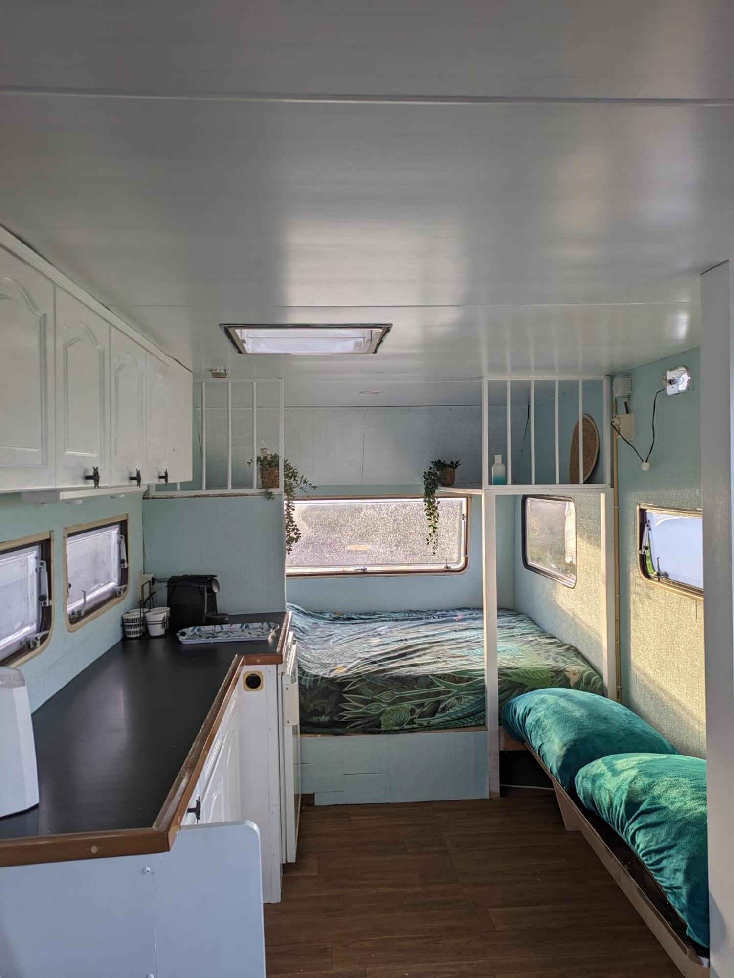 Caravan Zee By Bnb De Kapitein 't Horntje Bagian luar foto